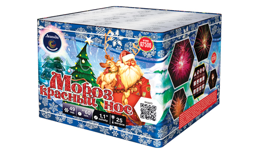  Батарея салютов Мороз Красный Нос  в Дубне